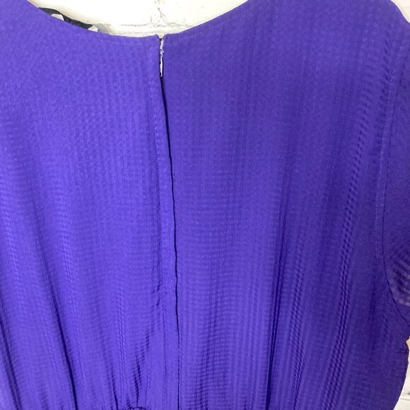 New Noir checkered purple tshirt dress - Picture 3 of 7